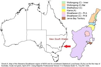 Illawarra-Shoalhaven-region-of-NSW-and-its-Statistical-Local-Areas-SLAs-on-the-map-of